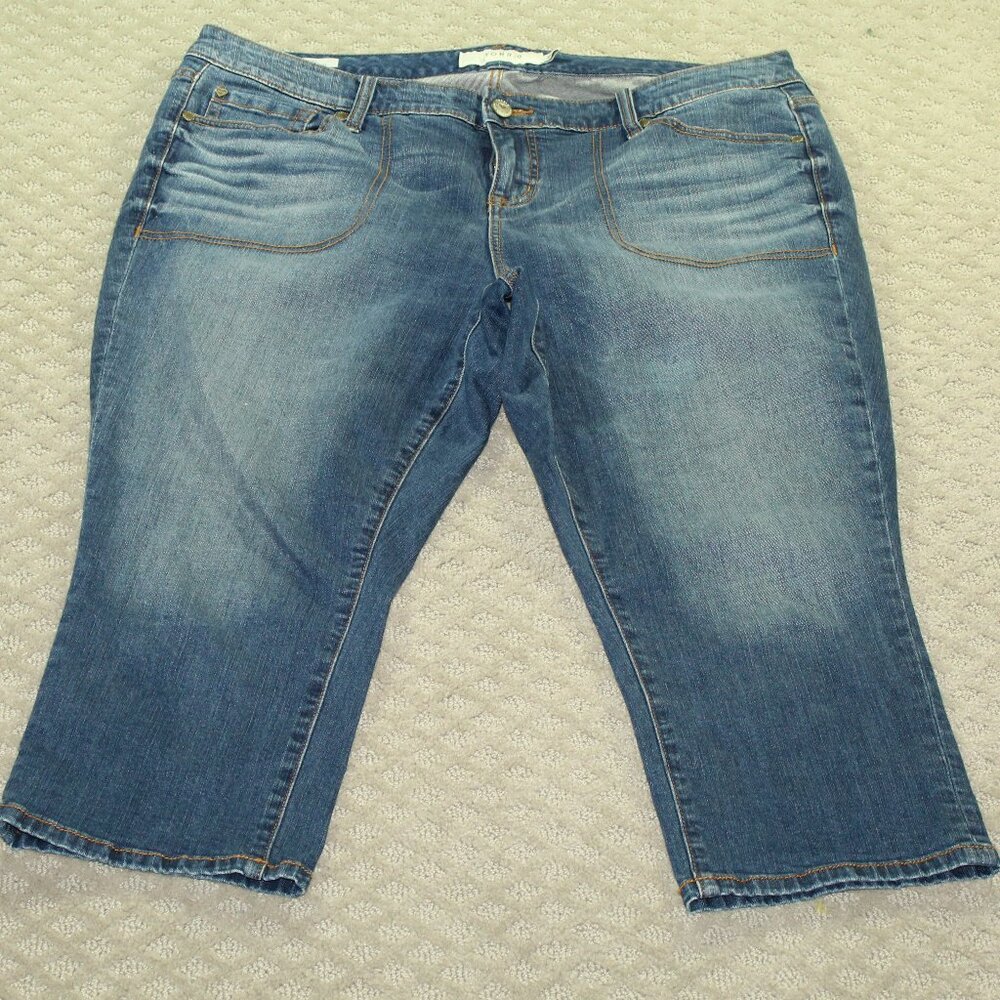 torrid Blue Cropped Jeans - Women's Ankle Length